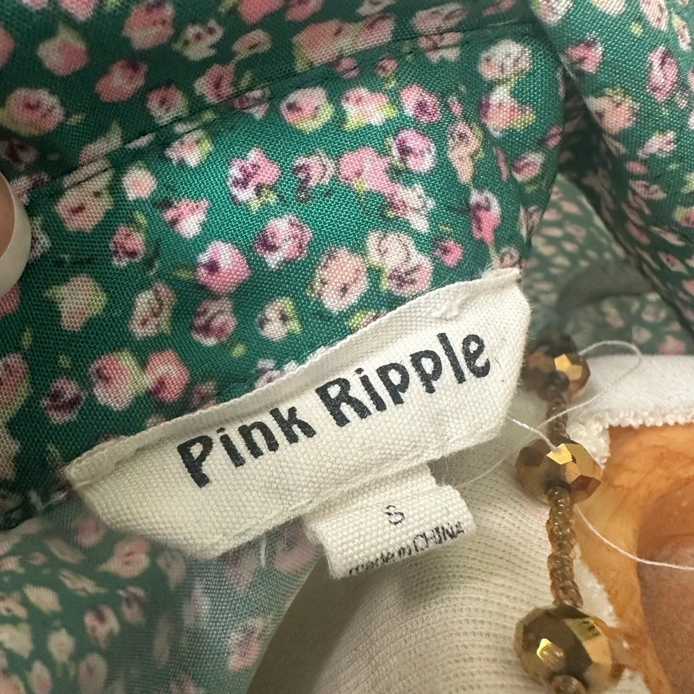 Floral Green Dress - Picture 5 of 5